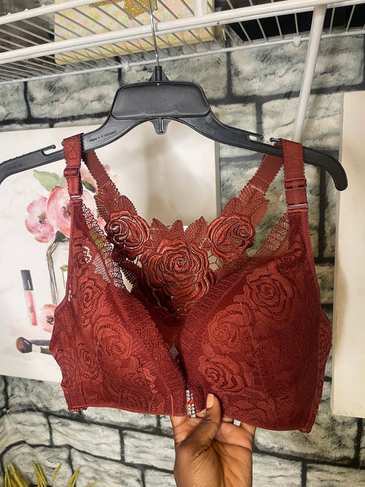 Dark Orange Bra Women sz 44 (no cup size listed)