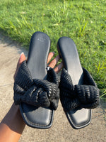 A new day black sandals women sz 10