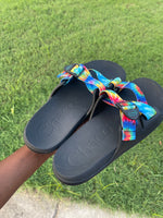 Chaco sandals black colorful women sz 10