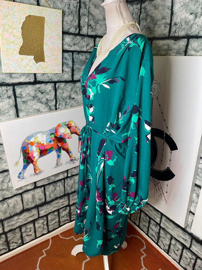Merona Green Dress Women sz 4XL