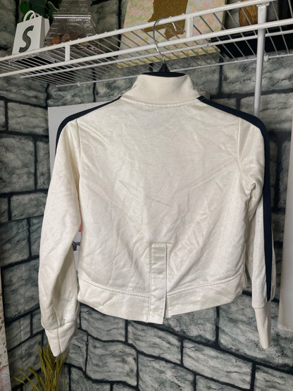 Nike Beige Black Jacket Girls sz Medium