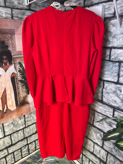 Red Dress Women sz Large (WOULD BEST FIT XL)