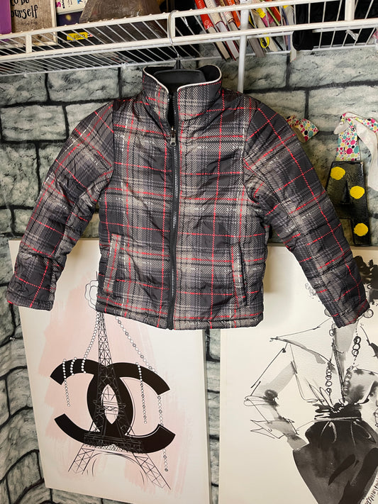 Mountain Xpedition Black Red and Gray Jacket Boys Sz S(6-7)