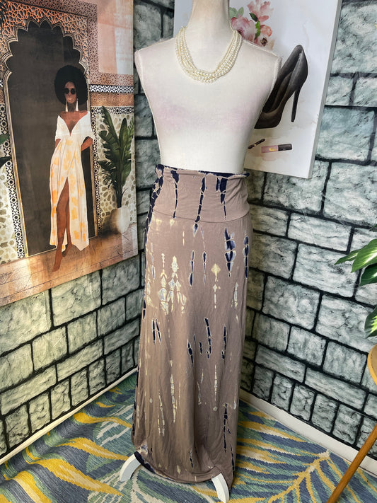 Michael Farrell Gray Blue Skirt Women sz Large