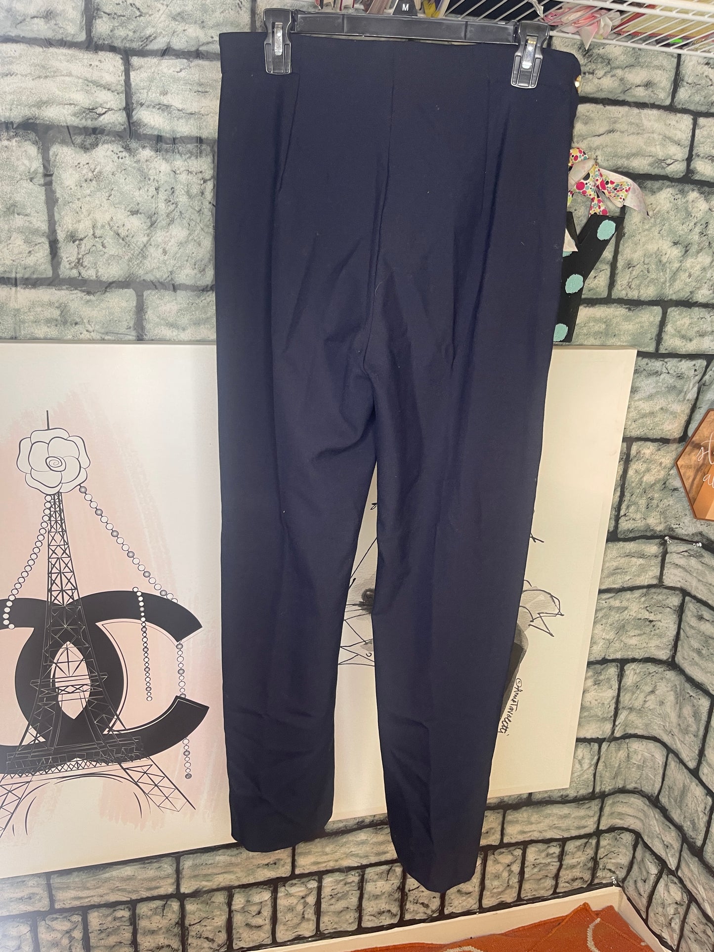 Zara Navy Blue Pants Women sz Medium