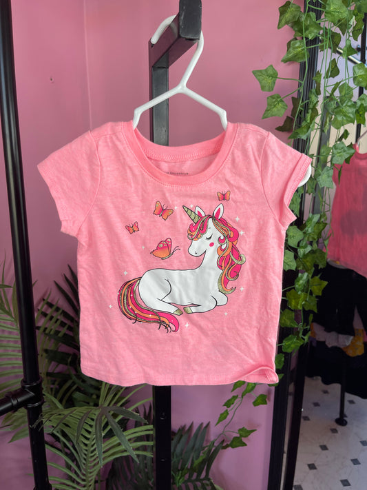 Children's Place Pink shirt girls sz 12-18M