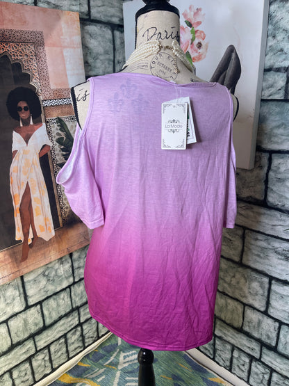 NEW Purple Blouse Women sz XL