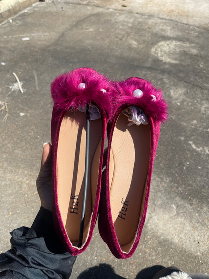 NEW H2K purple flats women sz 7.5