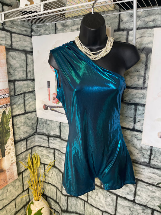 Blue Romper Women sz Small
