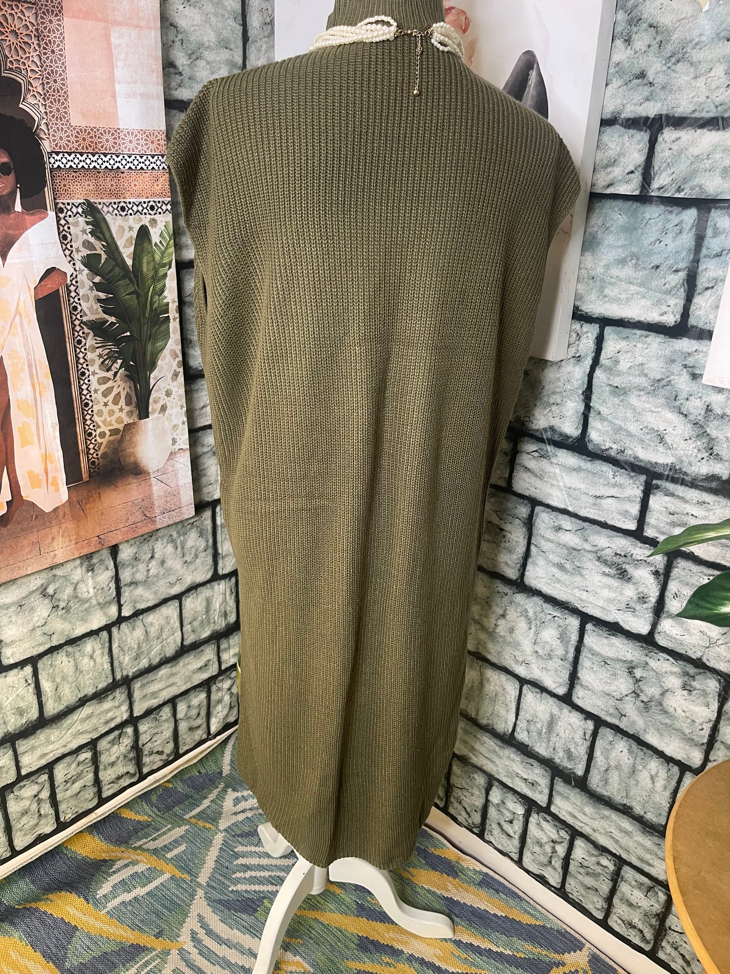 NeNe Leakes Green Sweater Dress Women sz XL