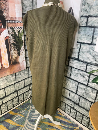 NeNe Leakes Green Sweater Dress Women sz XL