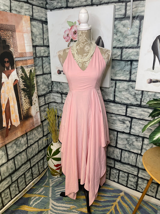Yoins Pink Dress Women sz XS