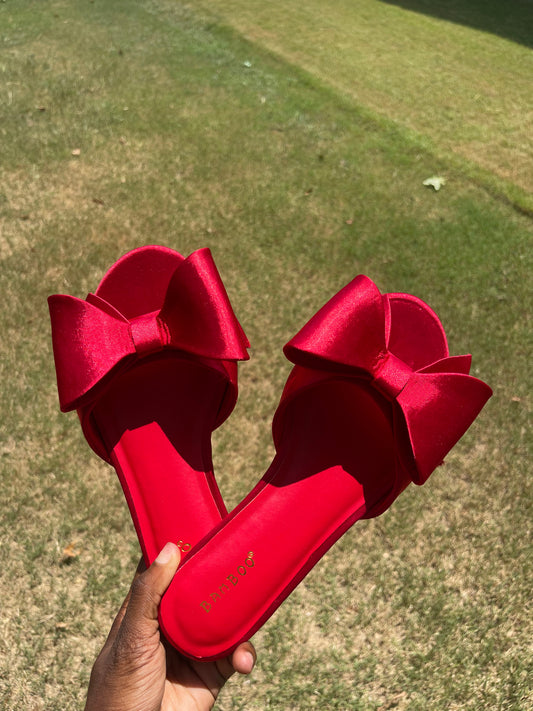 NEW Bamboo Red Sandals Women sz 8