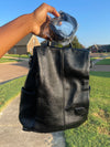 NEW black backpack purse #2