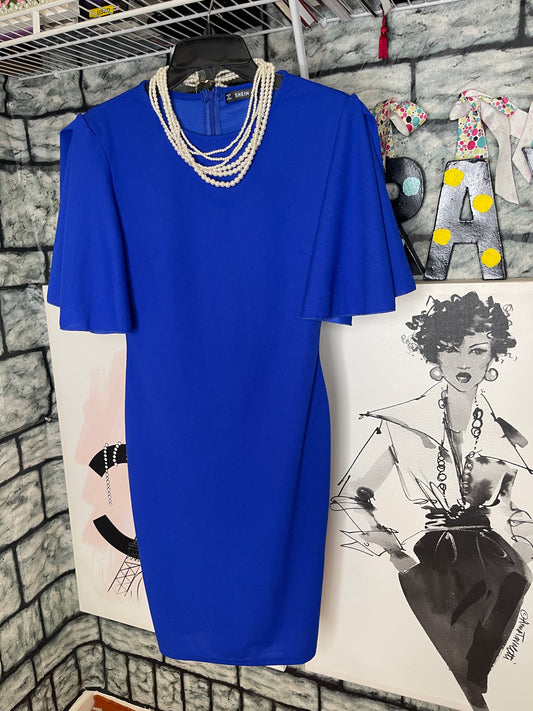 Shein Blue Dress Women sz Medium