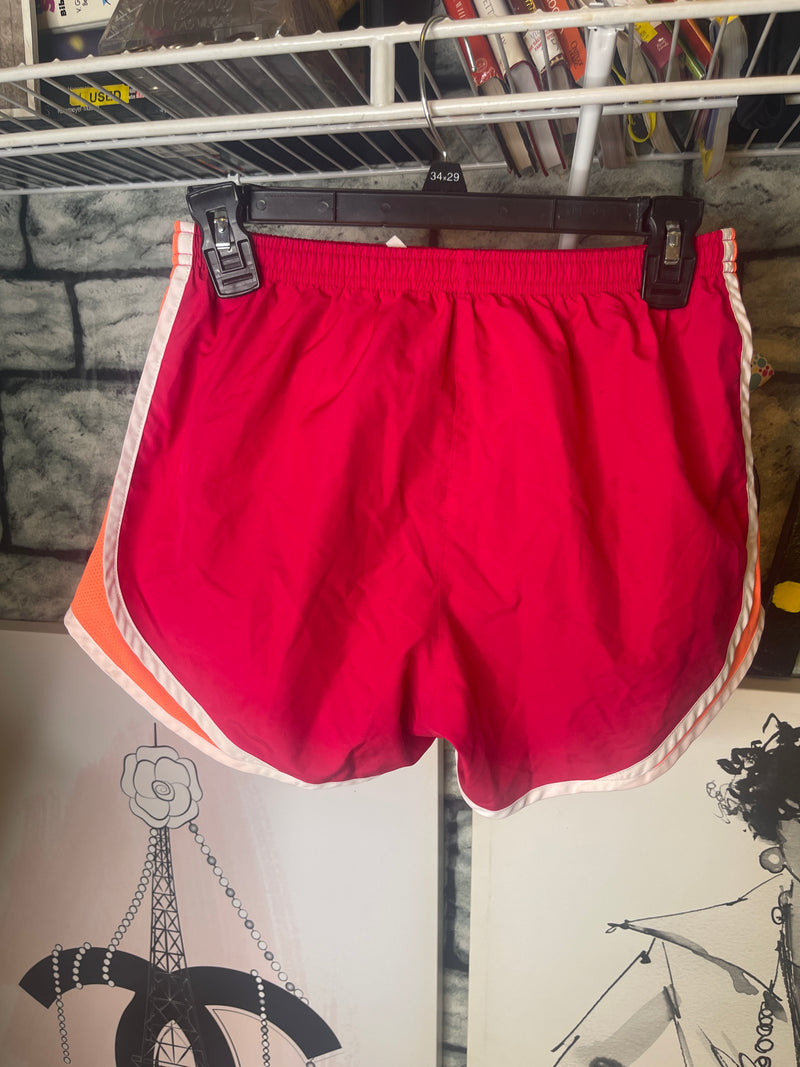 Nike Red Orange Shorts Women sz Small