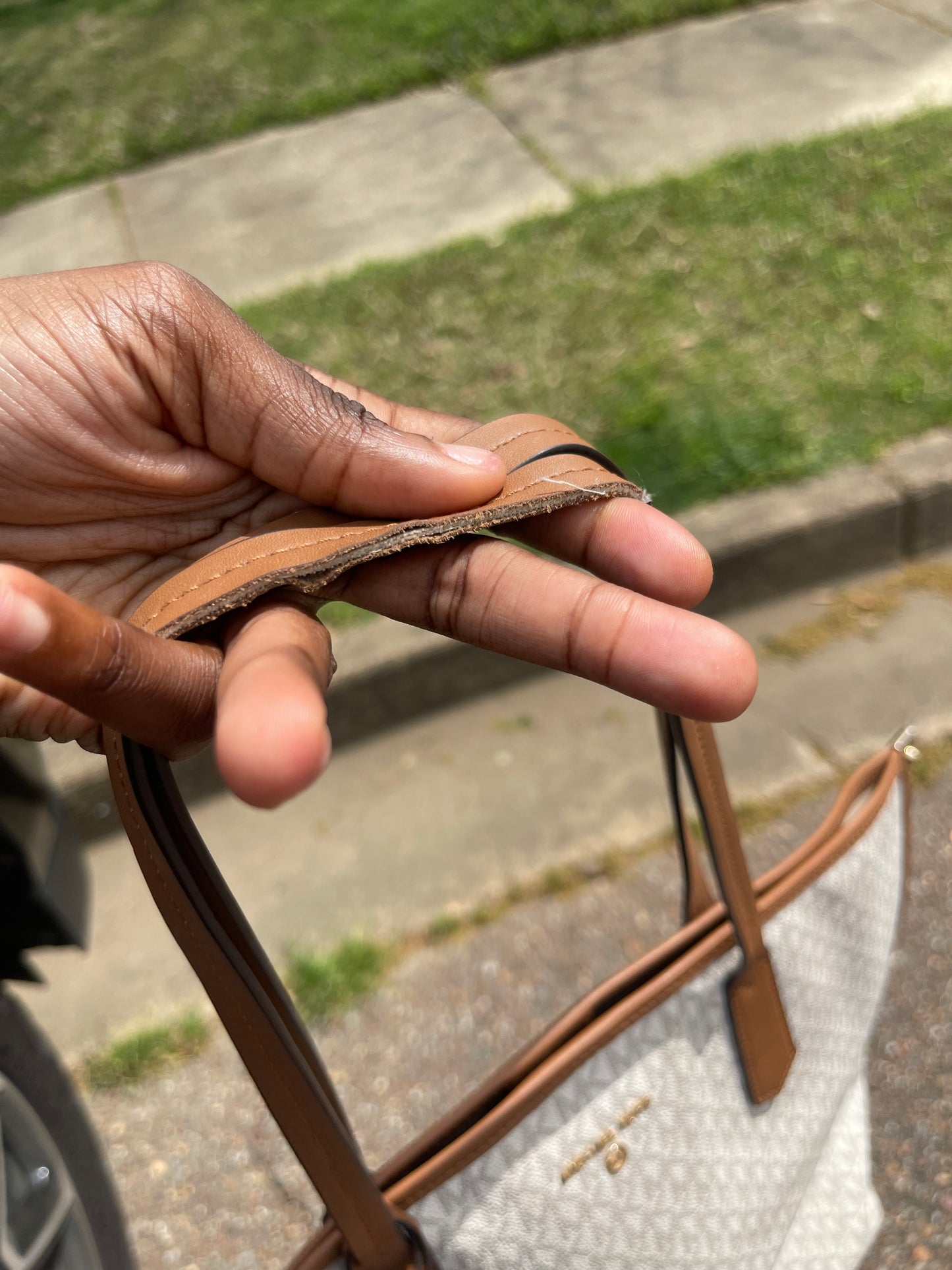 Michael Kors "Authenic" Brown Handbag