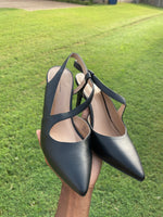 NEW 14th and union black heels women sz 9.5