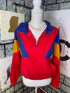 Forever 21 jacket red blue women sz small