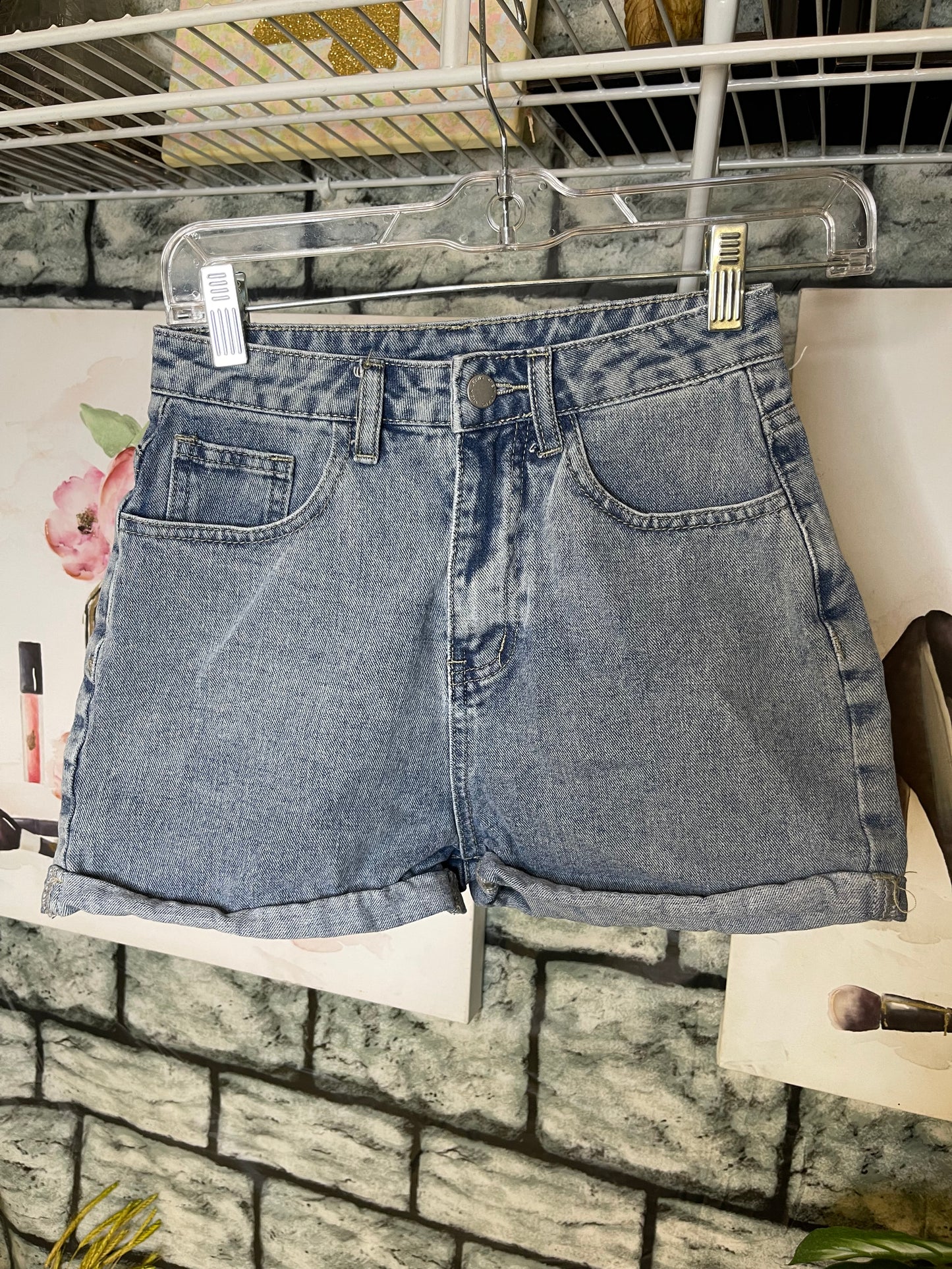 Shein Blue Jean Shorts Women sz 25