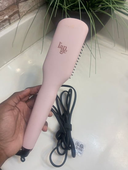 Lange Pink Hair Straightner