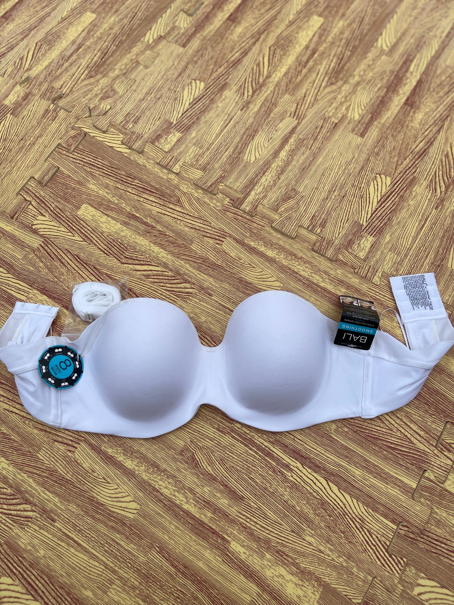 NEW Bali White Bra Women sz 36C