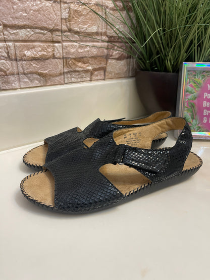 Naturalizer Black Sandals Women sz 9