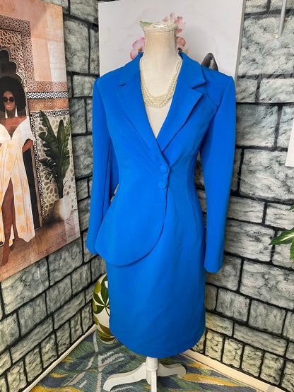 Monroe & Main Blue Dress Women sz 12