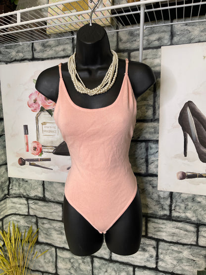NEW Akira Chicago Pink Bodysuit Blouse Women sz Medium