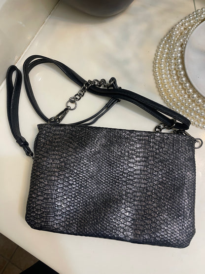 Jessica Simpson black silver crossbody