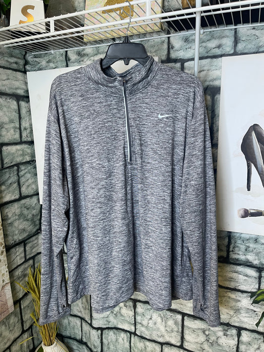 Nike Gray Pullover Women sz 3XL