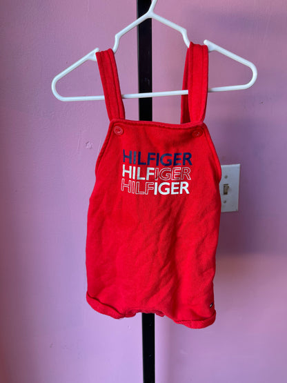 Tommy Hilfiger Red One Piece Girls boys sz 6-9M