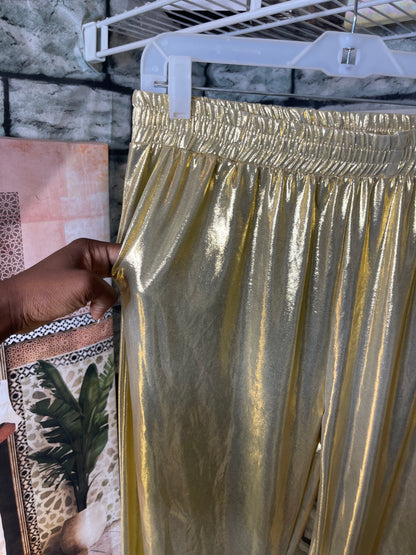 18 Centimeters Gold Pants Women sz XL