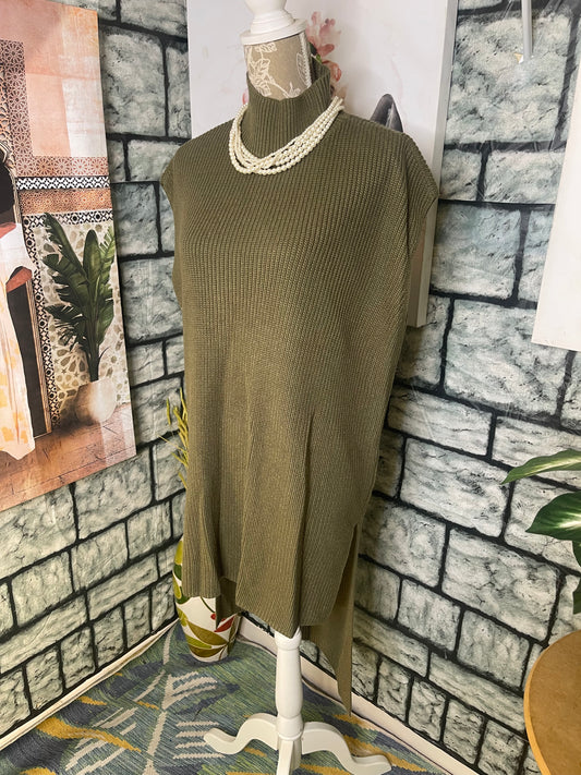 NeNe Leakes Green Sweater Dress Women sz XL
