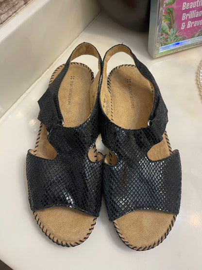 Naturalizer Black Sandals Women sz 9