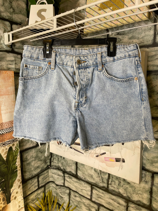 H&M Blue Jean Shorts Women sz 2