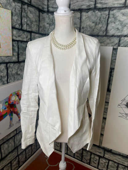 Michael kors white blazer women sz 4