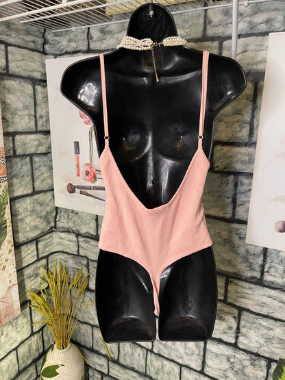 NEW Akira Chicago Pink Bodysuit Blouse Women sz Medium