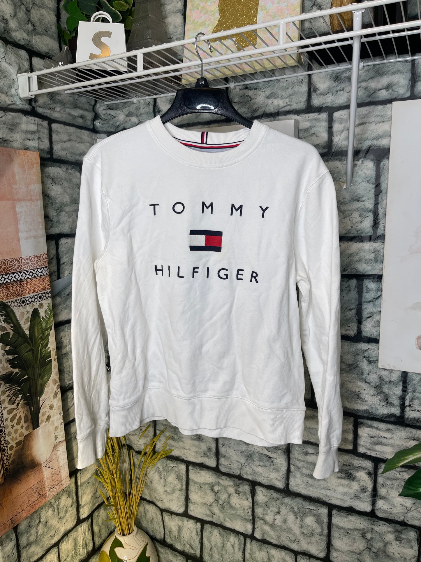 Tommy Hilfiger Crewneck White Men sz Large