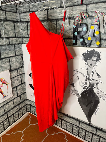Red Sequin Dress Women sz 4XL