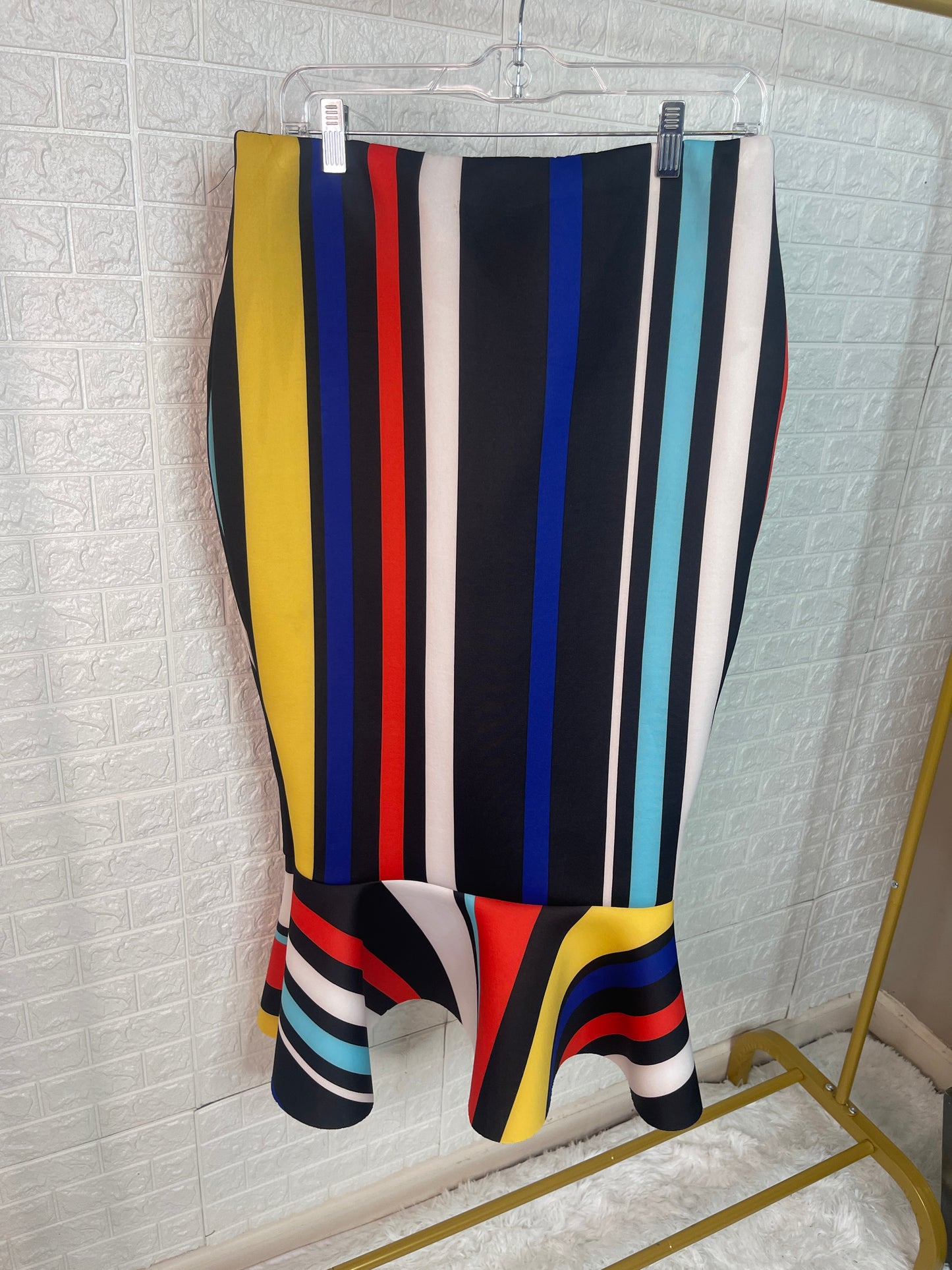 Quum Colorful Skirt Women sz 1XL