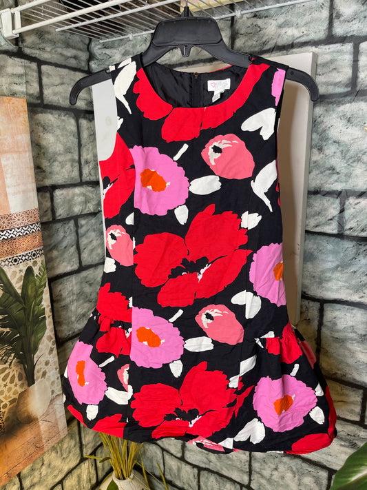 Children's Place Black Red Pink Dress Girls sz 12