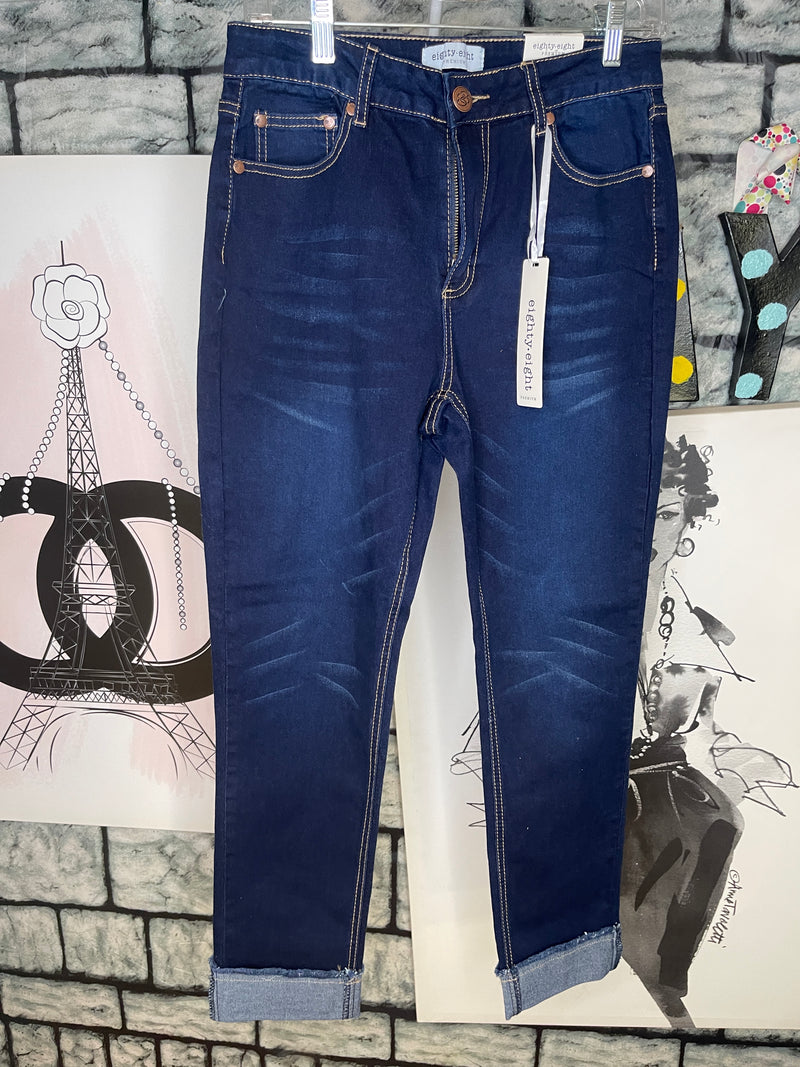 NEW 88 blue denim jeans women sz 10