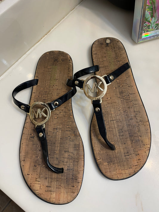 Michael Kors Black Sandals Women sz 9