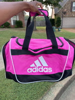 Adidas gym bag pink