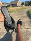 A new day black sandals women sz 10