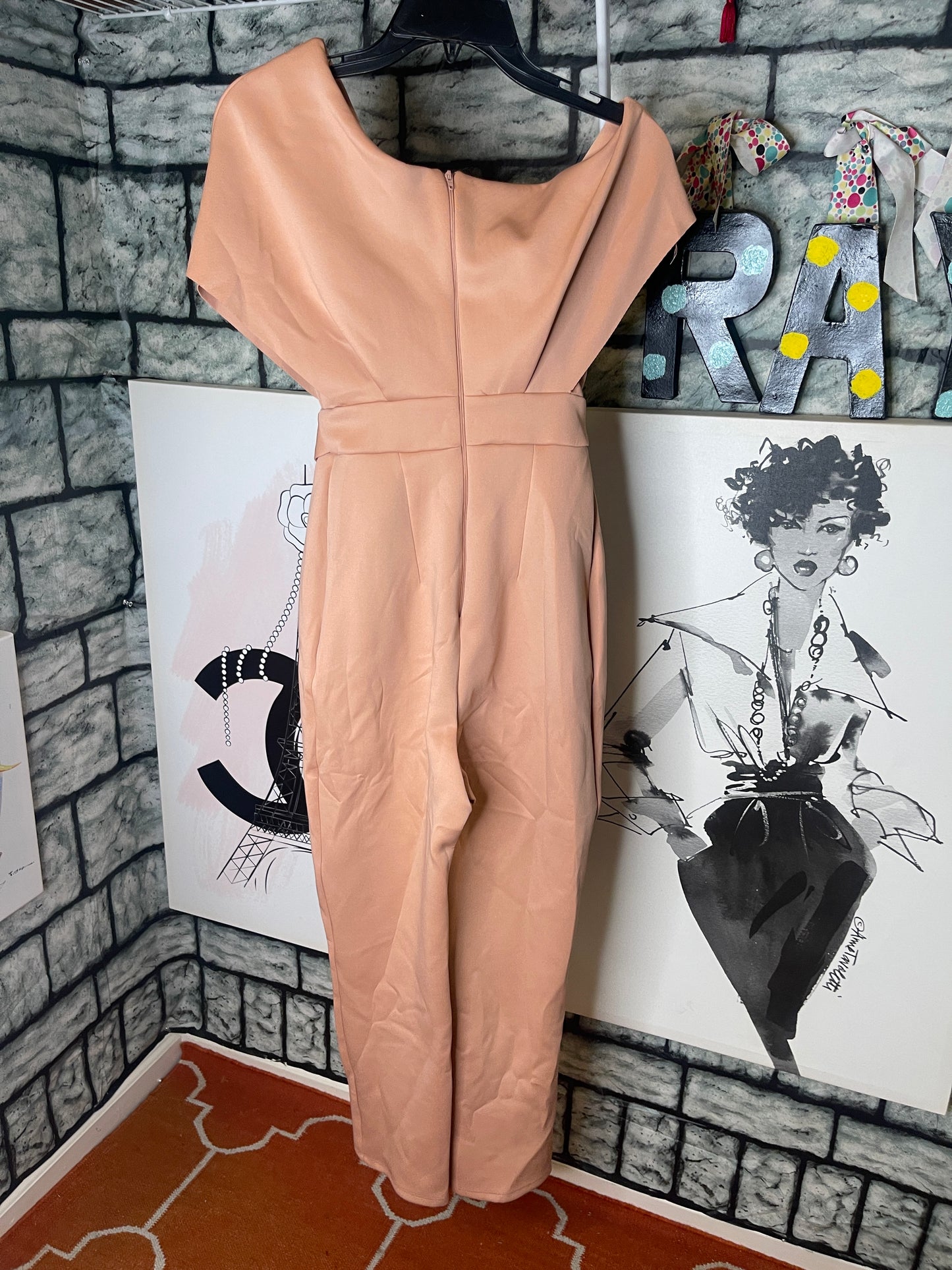 Asos Pink Jumpsuit Women sz 4