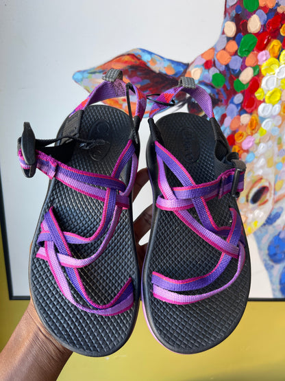 Chaco Purple Pink Sandals Girls sz 3