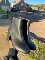 Jessica Simpson black heel boots women sz 8.5