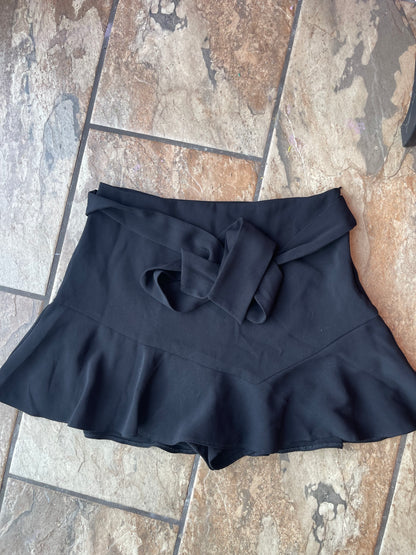 Zara Black Casual Skort Women sz Large